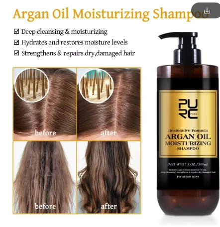 Morocco Argan Oil Shampoo, Conditioner Hair Mask Treatment