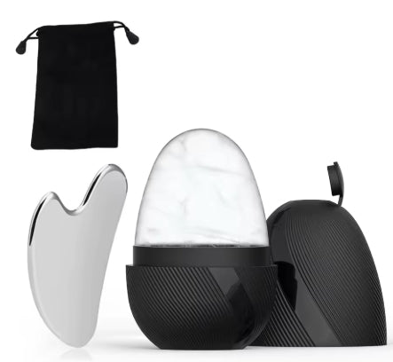 Ultimate Ice Roller & Stainless Steel Gua Sha Set